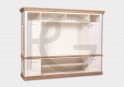 TV Wall - RAL 9010 + Nature Oak